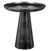 fekete minimal stilusu modern kerek lerakoasztal dohanyzoasztal grafit aluminium nappali lounge.jpg